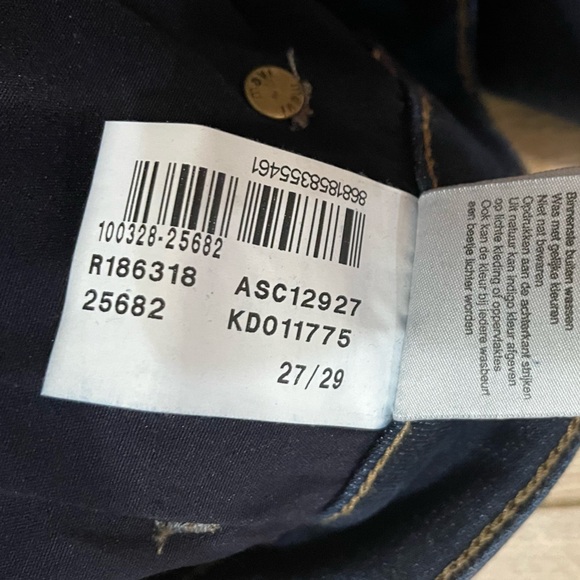 Mavi Jeans Tess Skinny High Rise Stretchy Pants Dark Wash Like New 27”x29” - Picture 4 of 5